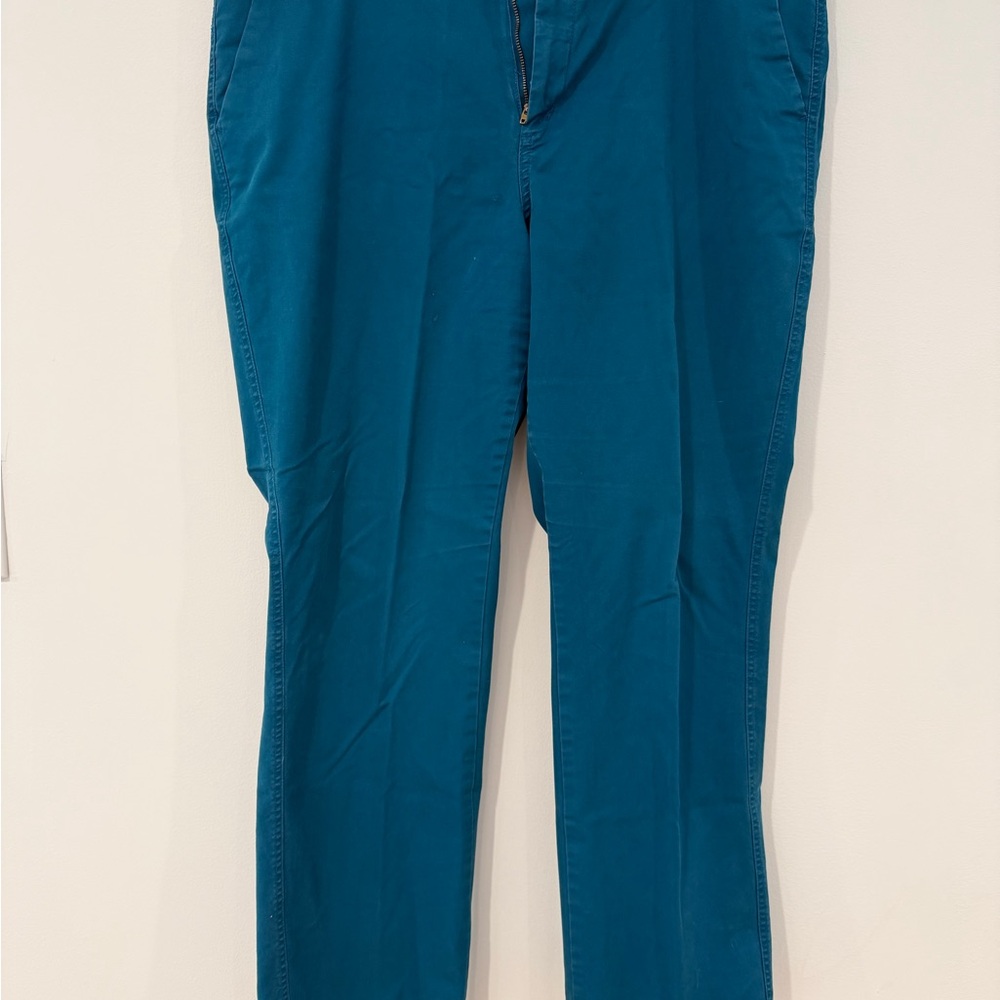 Women’s Merona Teal Straight-Leg Chinos